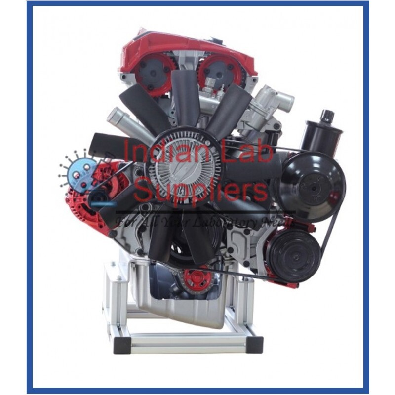 Petrol DOHC MPI Engine Half Cutaway Model